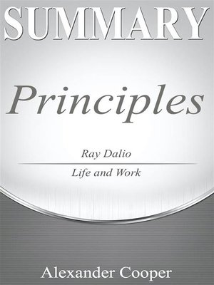 cover image of Summary of Principles